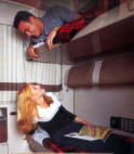 A couple in a couchette